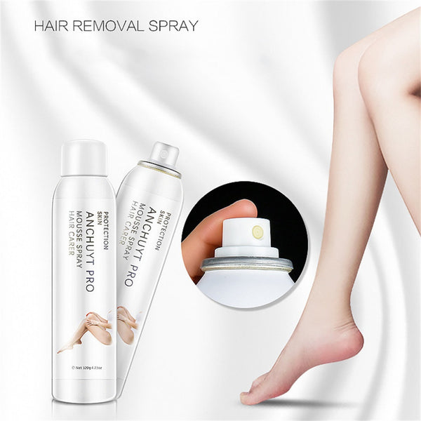 Hair removal foam cream mousse spray body hair removal Convenient not irritating bikini no harm no pain spray