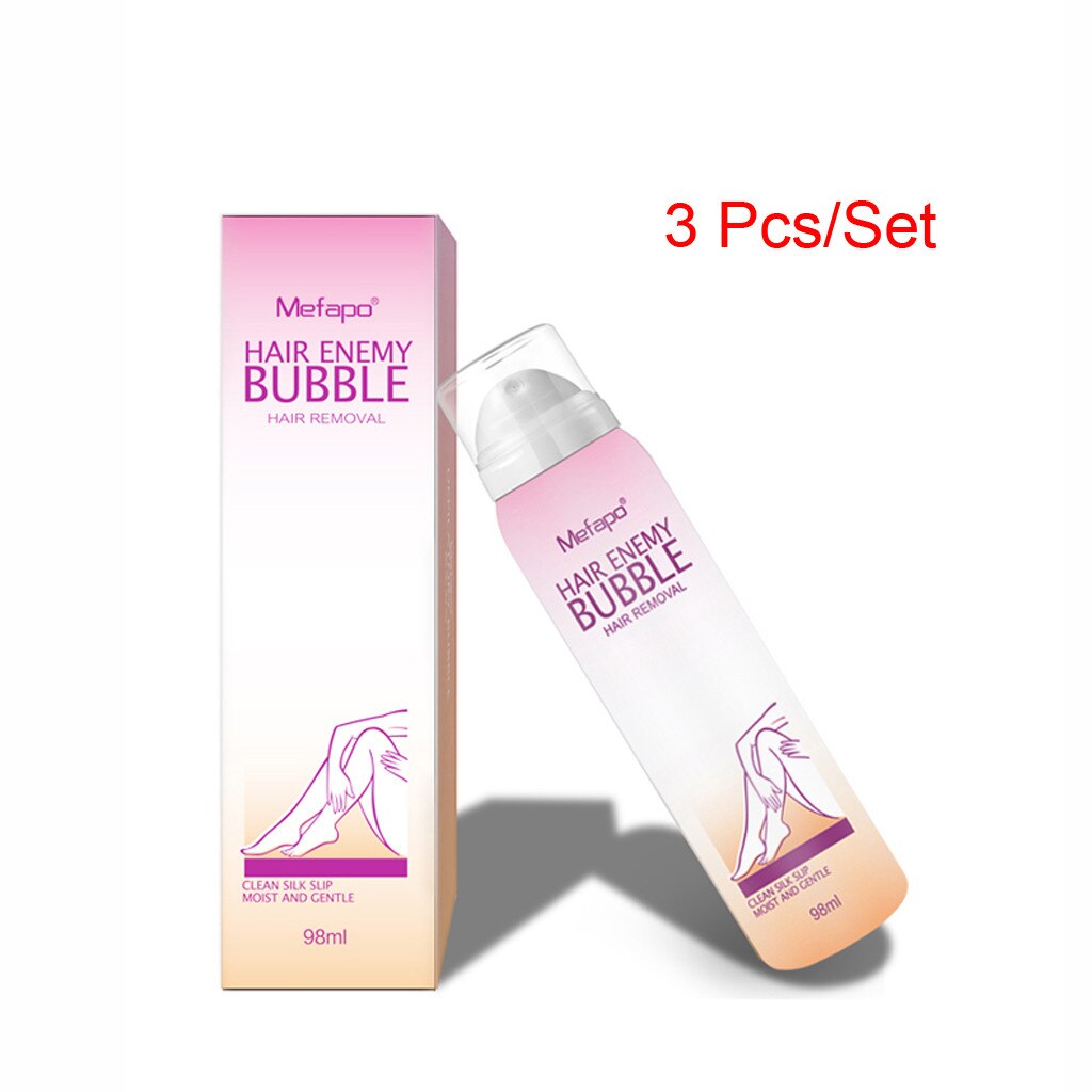 Hair Removing Cream Epilator No Damage No Pain Anti allergic Mousse Spray Foam Mousse Creams Depilatories 3pc Any Skin #301104