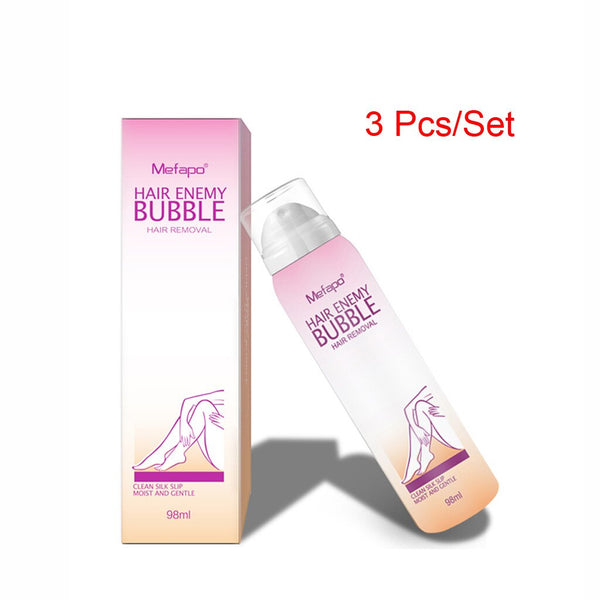 Hair Removing Cream Epilator No Damage No Pain Anti allergic Mousse Spray Foam Mousse Creams Depilatories 3pc Any Skin #301104