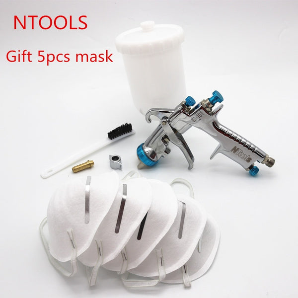 Japan W-101 spray gun HVLP manual paint gun gravity  / 1.0 / 1.3 / 1.5 / 1.8mm 400ml furniture automatic painting, car paining