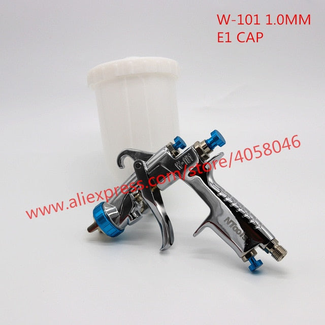 Japan W-101 spray gun HVLP manual paint gun gravity  / 1.0 / 1.3 / 1.5 / 1.8mm 400ml furniture automatic painting, car paining