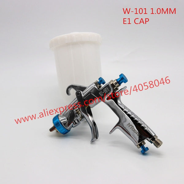 Japan W-101 spray gun HVLP manual paint gun gravity  / 1.0 / 1.3 / 1.5 / 1.8mm 400ml furniture automatic painting, car paining