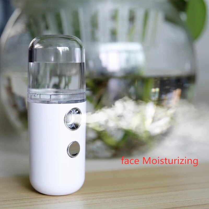 Portable Mini Cold Spray Apparatus Women Outdoor Party Nano Spray Hydrating Apparatus  Face Beauty Humidifier