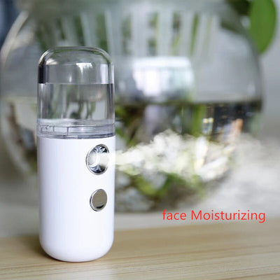 Portable Mini Cold Spray Apparatus Women Outdoor Party Nano Spray Hydrating Apparatus  Face Beauty Humidifier